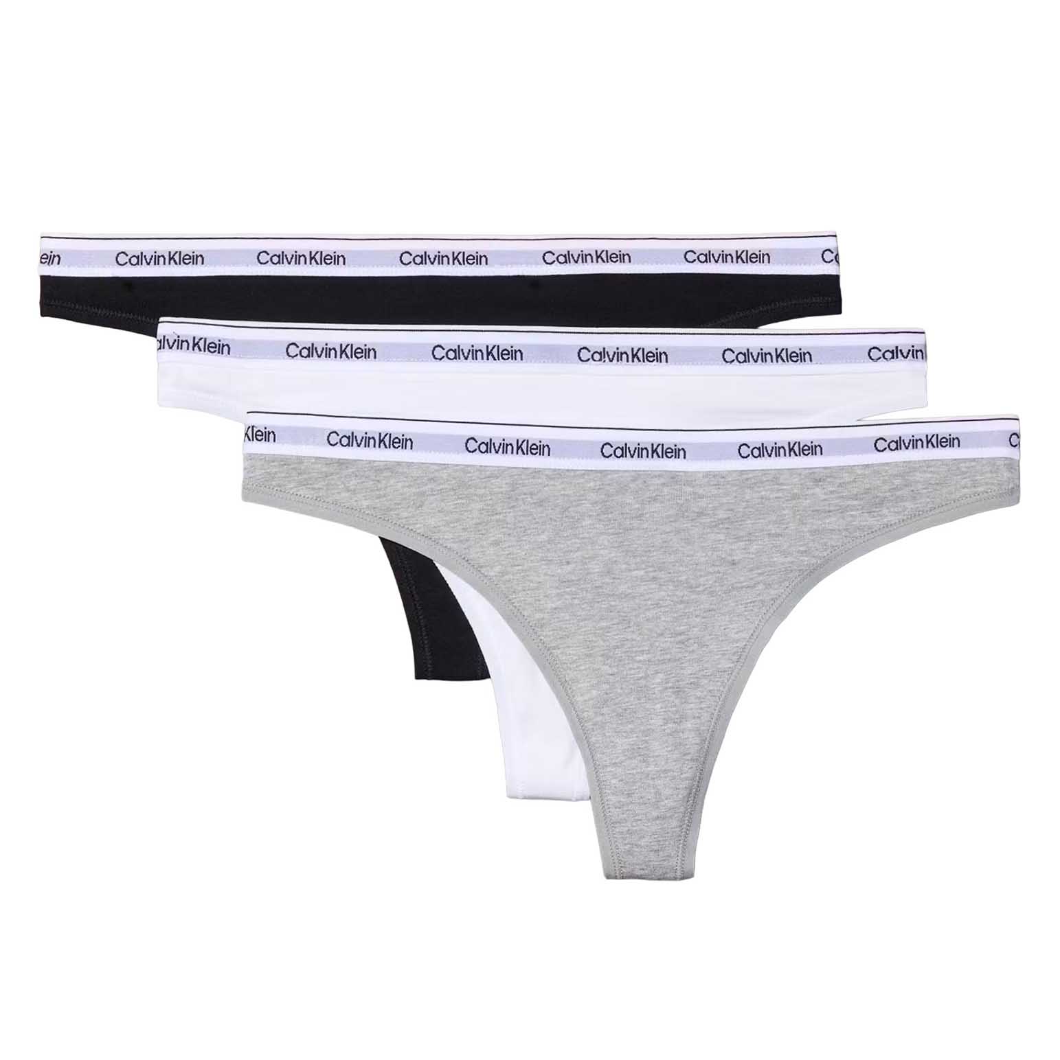 Calvin Klein Modern Logo Thong 3 Pack